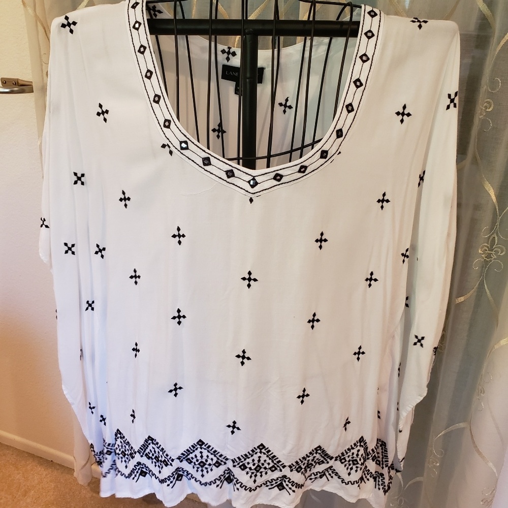 Lane Bryant Embroidered Tunic